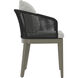 Capri Smoke Grey / Copacabana Marble Outdoor Dining Armchair